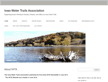 Tablet Screenshot of iowawatertrails.org